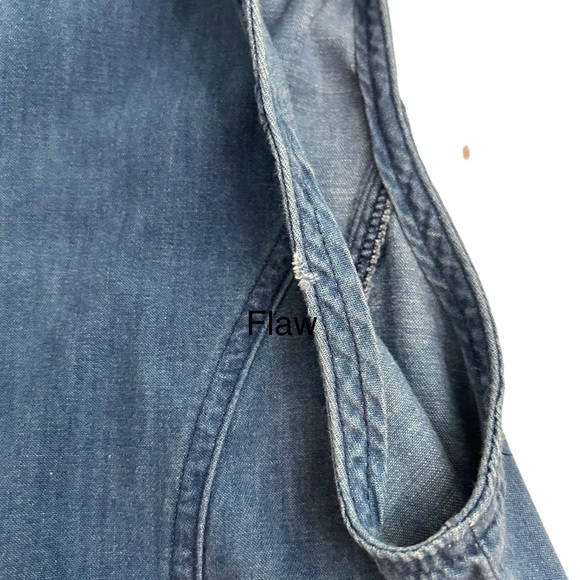 Talbots Denim Vintage Blue Women’s Vest Size Medium - Picture 8 of 13